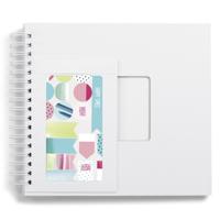 Hama creatieve set plakalbum 50 witte pagina's wit