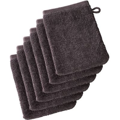 De Witte Lietaer washandjes 22 x 15 cm katoen bruin 6 stuks De Witte Lietaer washandjes 22 x 15 cm katoen bruin 6 stuks