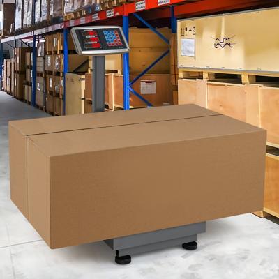 Digitale Platformweegschaal 300kg / 50g Pakketweegschaal met Prijsberekenaar LB/KG Multifunctionele Winkelweegschaal Zilver