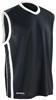 SALE! SPIRO RT278 Men´s Basketball Quick Dry Top - Black/White - Maat L