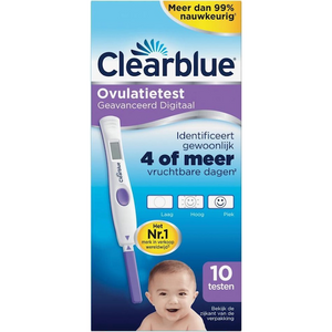 Clearblue Ovulatietest Geavanceerd Digitaal - 10 stuks