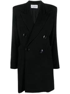 Gianfranco Ferré Pre-Owned veste croisée à revers pointus (années 1990) - Noir