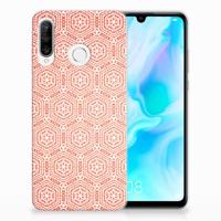 Huawei P30 Lite | TPU bumper | Pattern Orange