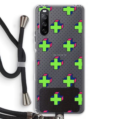 8-bit N°10: Sony Sony Xperia 10 III Transparant Hoesje met koord