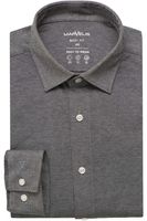 Marvelis Body Fit Jersey shirt grijs, Gestructureerd