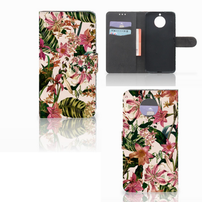 Motorola Moto G5S Plus Hoesje Flowers Motorola Moto G5S Plus Hoesje Flowers