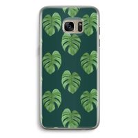 Monstera leaves: Samsung Galaxy S7 Edge Transparant Hoesje