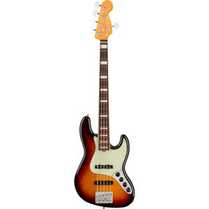 Fender American Ultra Jazz Bass V Ultra Burst RW met koffer