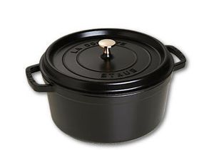 Staub Ronde Stoof-/Braadpan 28 cm Zwart