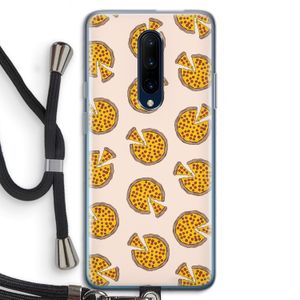You Had Me At Pizza: OnePlus 7 Pro Transparant Hoesje met koord