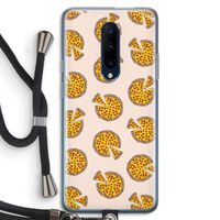 You Had Me At Pizza: OnePlus 7 Pro Transparant Hoesje met koord