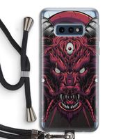 Hell Hound and Serpents: Samsung Galaxy S10e Transparant Hoesje met koord