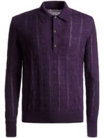 Bally Overhemd met textuur - Paars - thumbnail