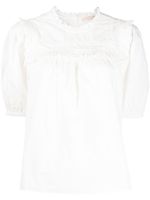 Ulla Johnson blouse Adeline - Blanc - thumbnail