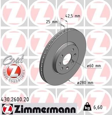 Remschijf Coat Z 430260020