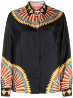 La DoubleJ chemise Boy en soie - Noir