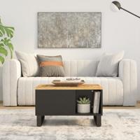 Salontafel 60x50x35 cm massief mangohout - thumbnail