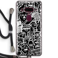 Vexx Black Mixtape: HTC U12+ Transparant Hoesje met koord