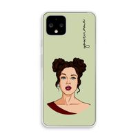 Pop-Art Creator: Pixel 4 Transparant Hoesje