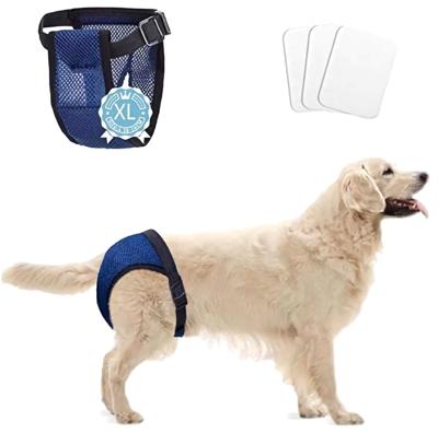 Nobleza Hondenbroekje met 3 pads - Maat XL