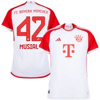Bayern München Authentic Heat.RDY Shirt Thuis 2023-2024 + Musiala 42 - thumbnail