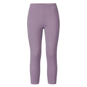 3/4 legging van bio-katoen met elastaan, pruim Maat: 46