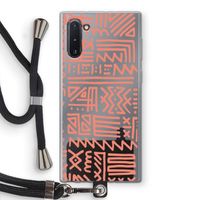 Marrakech Pink: Samsung Galaxy Note 10 Transparant Hoesje met koord