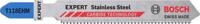 Bosch Accessoires Expert 'Stainless Steel' T 118 EHM decoupeerzaagblad 3-delig - 1 stuk(s) - 2608900562