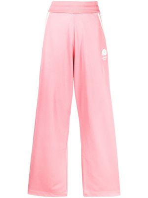 Kenzo pantalon de jogging à rayures latérales - Rose