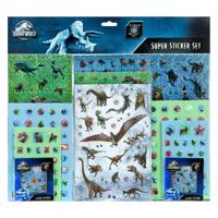 Undercover Jurassic world stickerset, 500st.