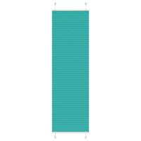 VidaXL Plissé rolgordijn 60x200 cm stofbreedte 59,4 cm petrol groen