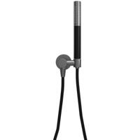 Handdoucheset Wiesbaden UniMatch | 1 Stand | Staafhanddouche | Rond | Gunmetal/mat zwart