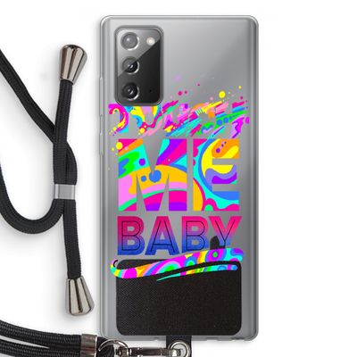 Touch Me: Samsung Galaxy Note 20 / Note 20 5G Transparant Hoesje met koord