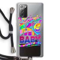 Touch Me: Samsung Galaxy Note 20 / Note 20 5G Transparant Hoesje met koord
