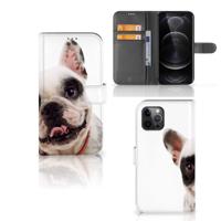 Apple iPhone 12 Pro Max | Telefoonhoesje | Met pasjeshouder | Franse Bulldog