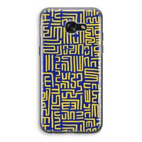 Majorelle Blue Print: Samsung Galaxy A5 (2017) Transparant Hoesje