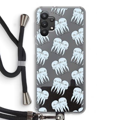 Octopussen: Samsung Galaxy A32 5G Transparant Hoesje met koord