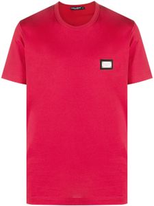 Dolce & Gabbana t-shirt DG Essentiels à col rond - Rouge