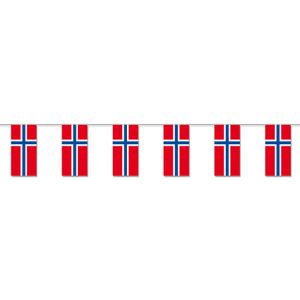 Papieren slinger Noorwegen landen decoratie