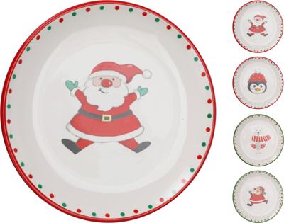 Bord kerst 204mm 4ass kerstversiering - Nampook