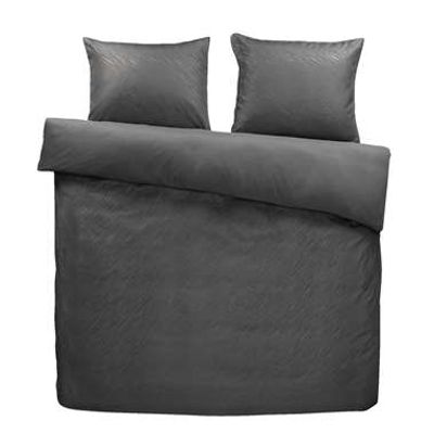 Easy dekbedovertrek Dembe - antraciet - 240x200 cm