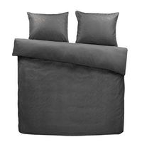 Easy dekbedovertrek Dembe - antraciet - 240x200 cm