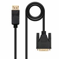 Adapter DisplayPort naar DVI NANOCABLE 10.15.4501 1 m Zwart