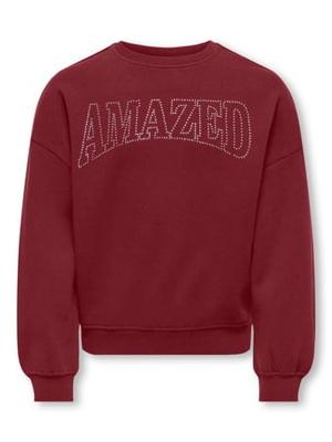Kids ONLY winter sweater meisjes - paars - KogKiki - oversize fit