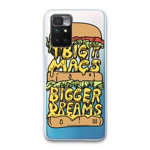 Big Macs Bigger Dreams: Xiaomi Redmi 10 Transparant Hoesje