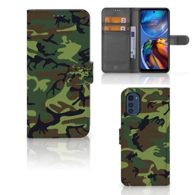 Motorola Moto E32 | Moto E32s | Telefoon Hoesje | Army Dark