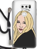 Mary Kate: LG V30 Transparant Hoesje met koord