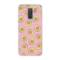 Dancing avocados: Samsung Galaxy A6 Plus (2018) Transparant Hoesje