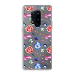 Bloemetjes: OnePlus 8 Pro Transparant Hoesje