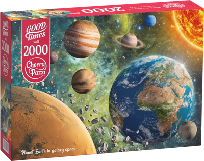 Planet Earth in galaxy Space Puzzel 2000 Stukjes